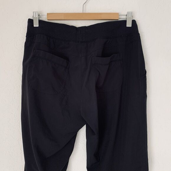 Athleta Jogger Pants Black Women 6 Stretch Waist Pockets Workout Athletic Gym - Picture 4 of 11